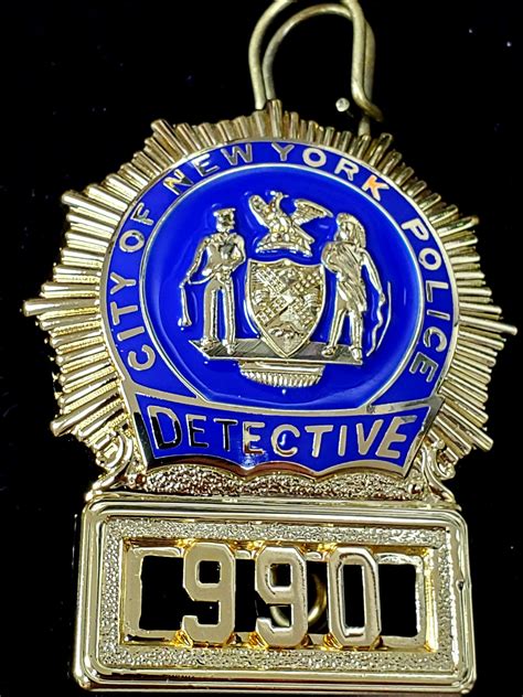 nypd detective badges.